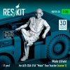 RESKIT RSF35-0020 Male driver for A/S-32A-31A Mule Tow Tractor (scene 1) (1 pcs) (3D Printed) (1/35)